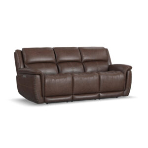 Power Reclining Sofa with Power Headrests & Lumbar