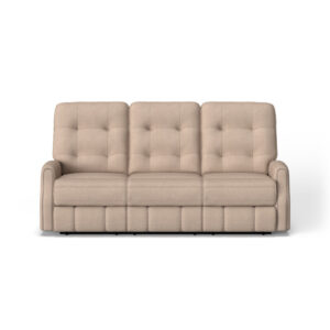 Devon Fabric Power Reclining Sofa with Power Headrests